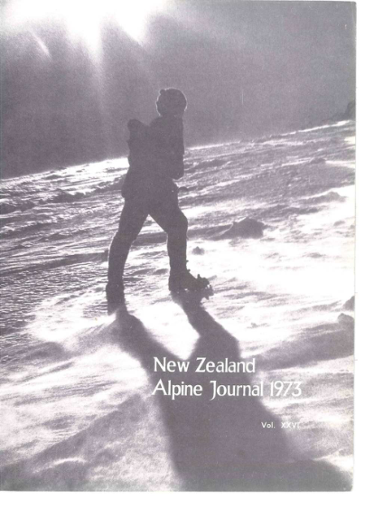 New Zealand Alpine Journal 1973 Vol 26 cover
